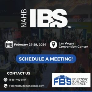 Forensic Building Science Attends NAHB International Builders'​ Show